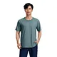Men's New Summer Solid Short-Sleeve: Thin, Breathable, Quick-Dry Ice Silk T-Shirt.