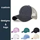 Custom High Profile Trucker Cap Mesh Curved Peak Baseball Hat with Embroidery