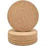 Cork Coaster Tripod, Round Cork Board for Kitchen, Dining Table, Pots Pans