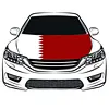 Elastic Car Hood Cover with Multiple National Advertising Flags            Custom Car Hood Cover
