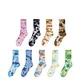 Custom Colorful Irregular Print Socks