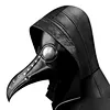 Halloween Leather Steam Punk Plague Beak Masquerade Party Mask Headgear Beak PU Mask