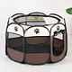 Scratch-Resistant Octagonal Pet Enclosure - Portable Dog and Cat Delivery Room