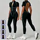Summer High Quality Sportswear Tight Jumpsuit for Women's Exercise Workout Running