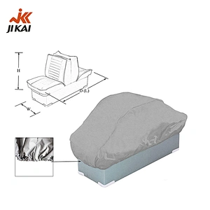 Lounge seat cover polyester boat back to back seat cover for marine