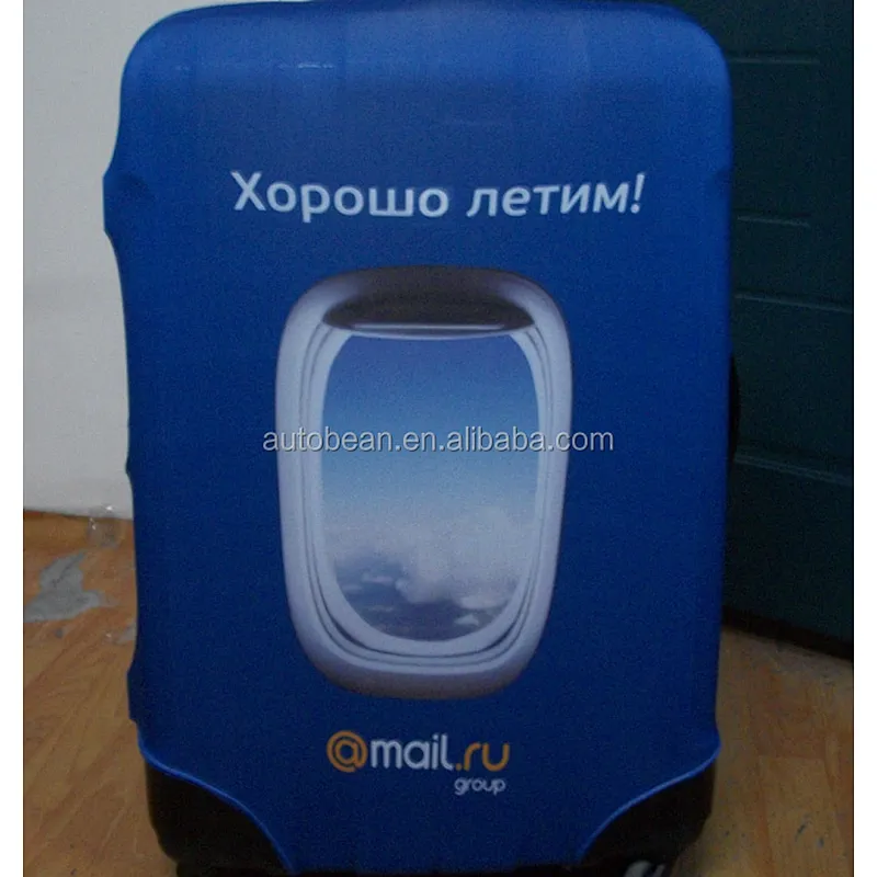 spandex luggage cover,customer design available,clear luggage cover