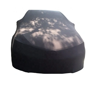 breathable dustproof indoor car cover with soft fleece back for storage