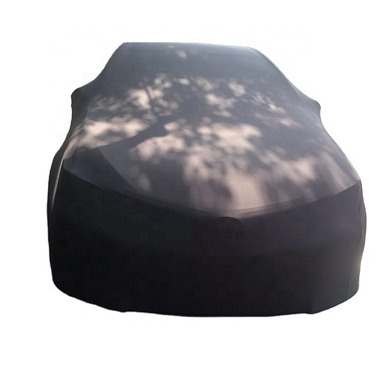 breathable dustproof indoor car cover with soft fleece back for storage
