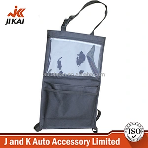 Auto organizer seat hanging back seat mesh storage car organizer bag