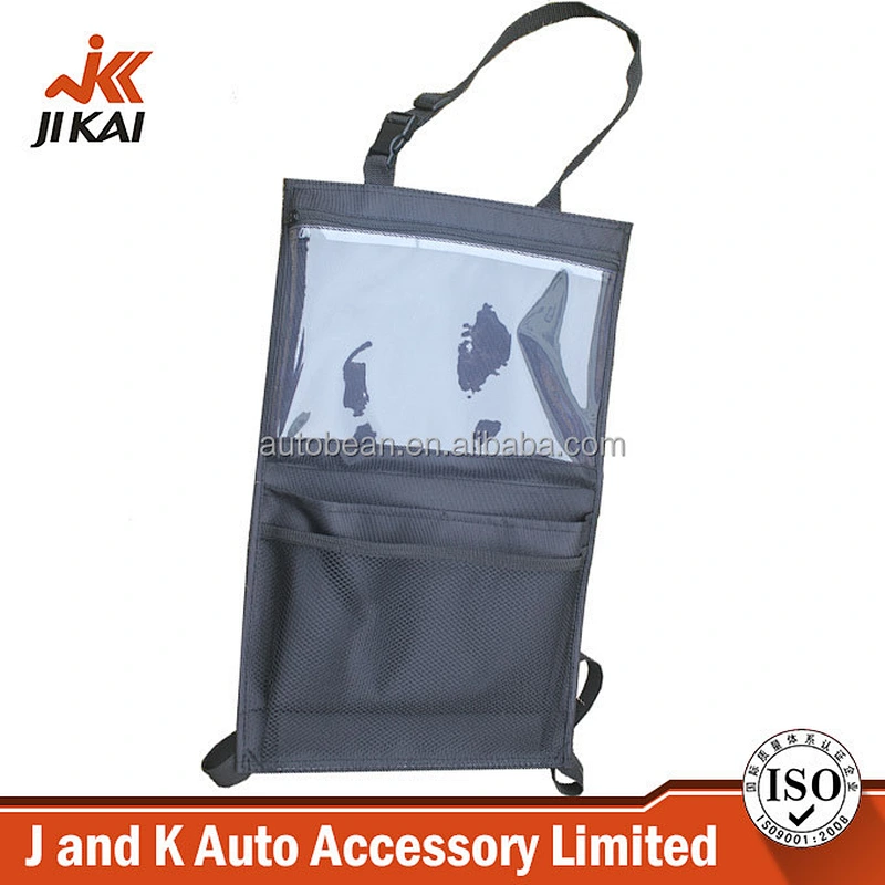 Auto organizer seat hanging back seat mesh storage car organizer bag