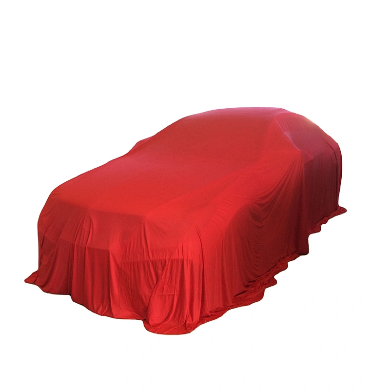 silk car reveal cover for car exhibition