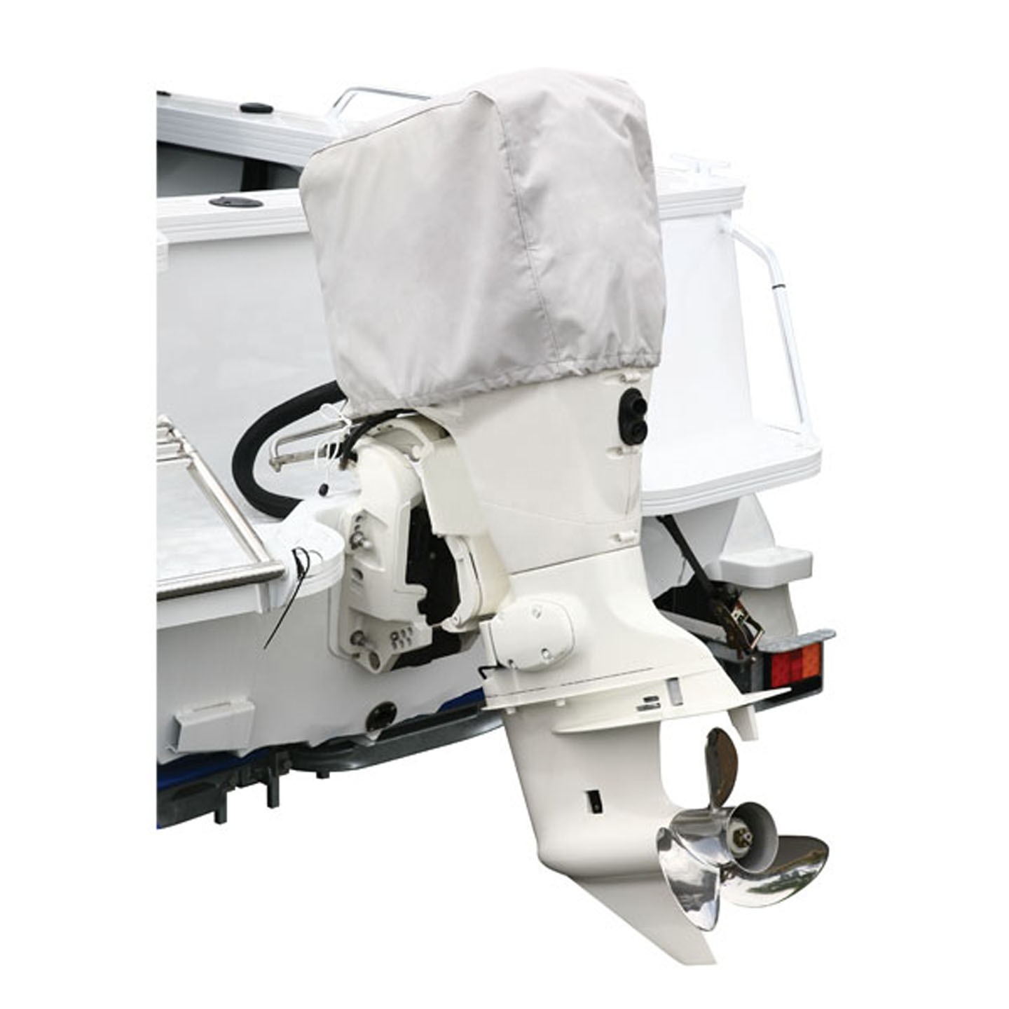 Outboard boat engine cover