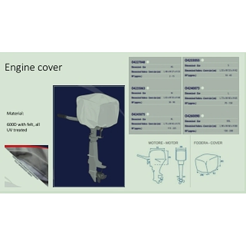 Outboard boat engine cover