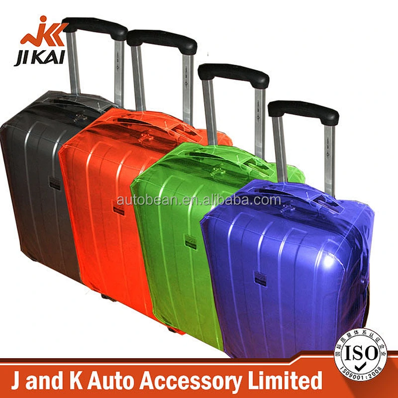 Luggage protector clear PVC plastic covers for suitcases