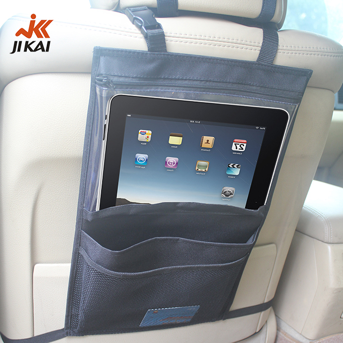 Auto organizer seat hanging back seat mesh storage car organizer bag