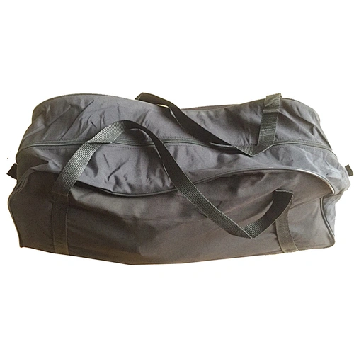 black polyester luggage bag portable travelling bag economic duffel gym bag