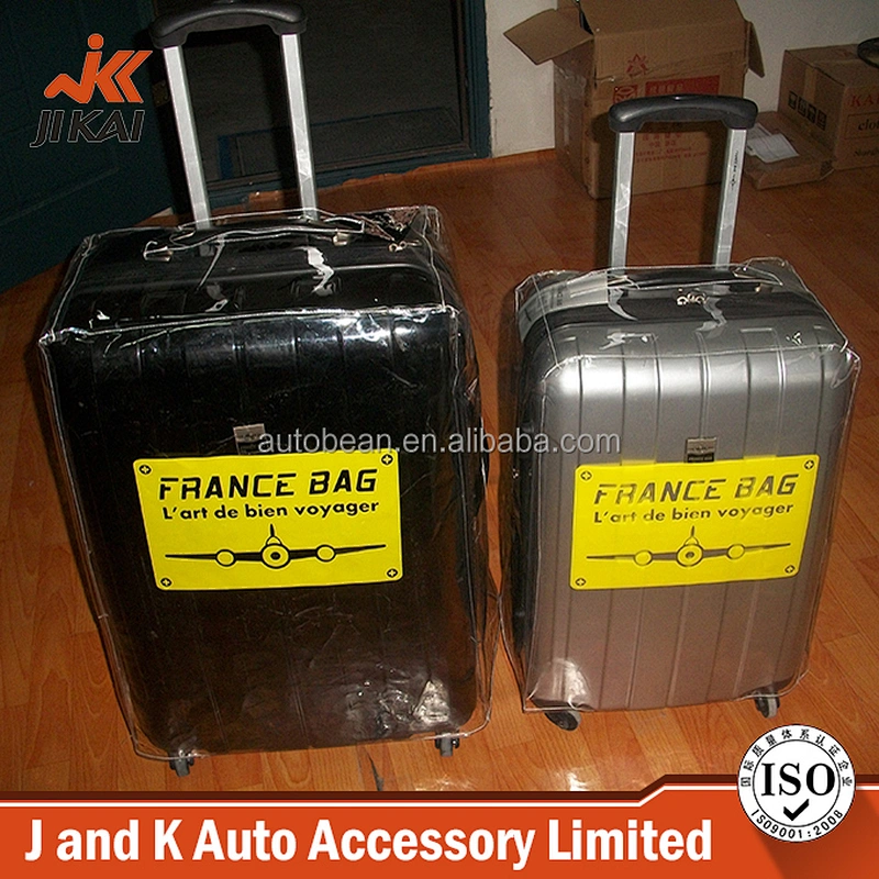 Luggage protector clear PVC plastic covers for suitcases