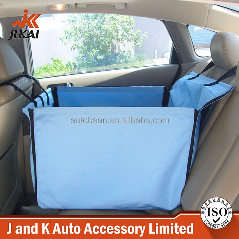 Pet car seat cover protector waterproof blue smart zipper dog pet seat cover