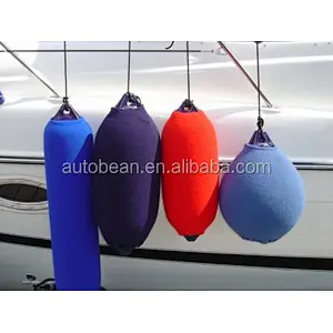 Stretchable fleece boat fender covers