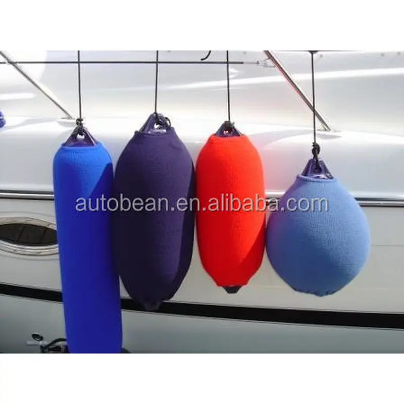 Stretchable fleece boat fender covers