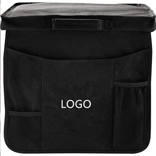600D stadium cushion foldable with mesh pockets and handle multiple usage