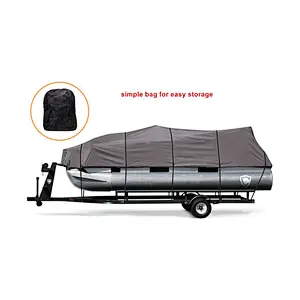 1200D waterproof All-weather protection double stitched Pontoon Cover
