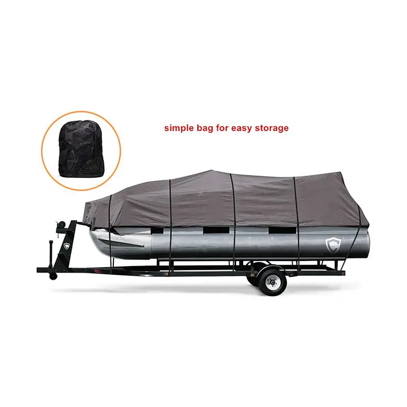 1200D waterproof All-weather protection double stitched Pontoon Cover