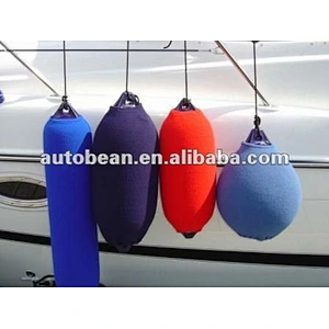 Stretchable fleece boat fender covers
