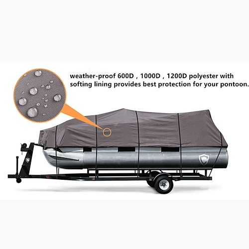 1200D waterproof All-weather protection double stitched Pontoon Cover