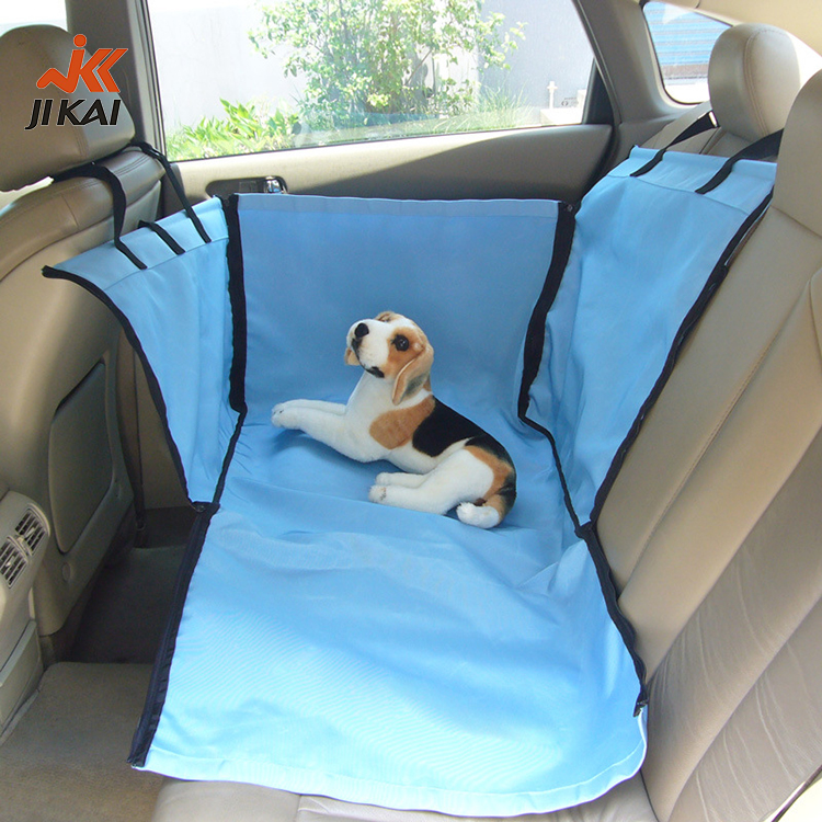 Pet car seat cover protector waterproof blue smart zipper dog pet seat cover