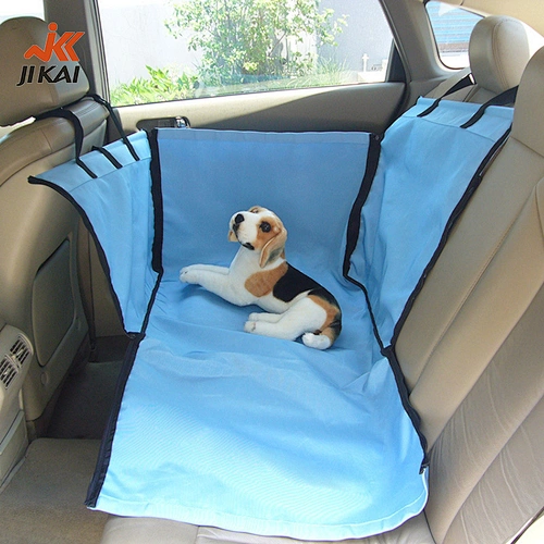 Pet car seat cover protector waterproof blue smart zipper dog pet seat cover