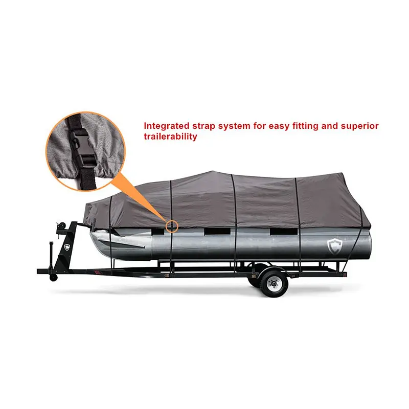 1200D waterproof All-weather protection double stitched Pontoon Cover