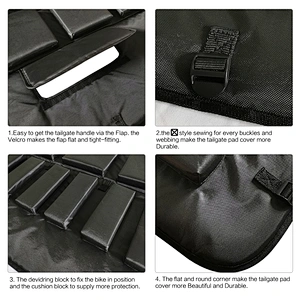 Tailgate bike pads