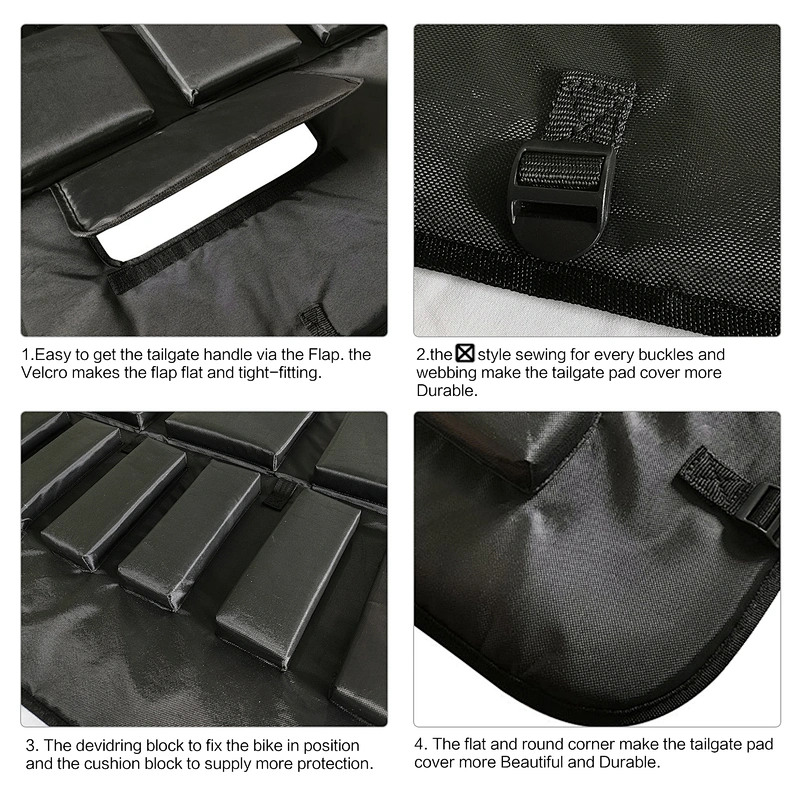 Tailgate bike pads