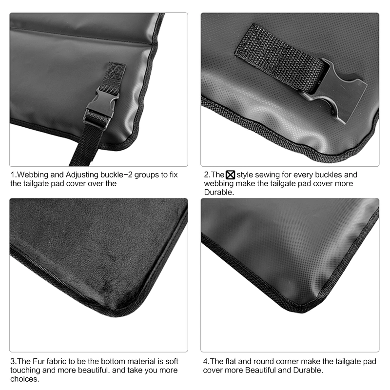 Tailgate bike pads