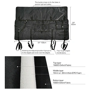 Tailgate bike Pads
