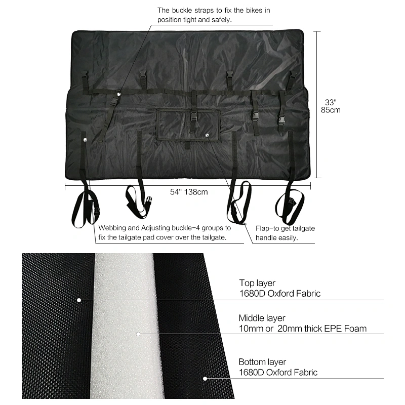 Tailgate bike Pads