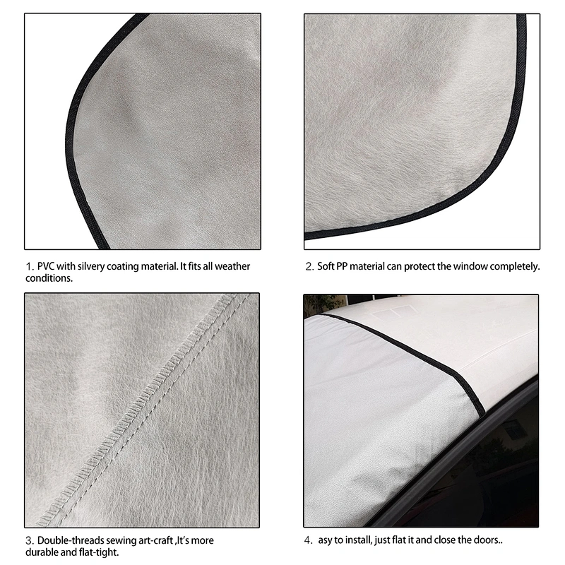 Magnetic car cover protect easy storage, car windshield snow cover