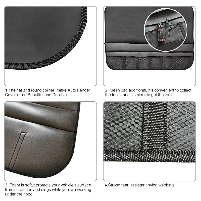 2021 4mm foam auto fender cover with pocket