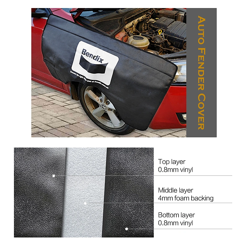 2021 3 layer Auto fender cover with magents