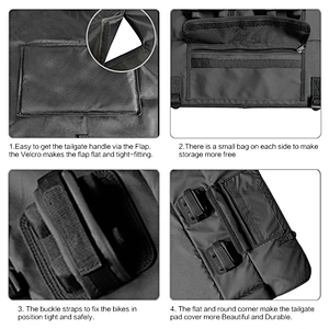 Tailgate bike pads