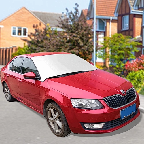 Magnetic car cover protect easy storage, car windshield snow cover