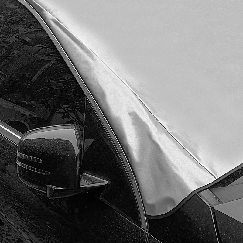 Magnetic car cover protect easy storage, car windshield snow cover