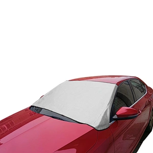 Magnetic car cover protect easy storage, car windshield snow cover