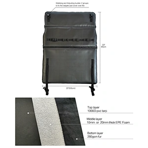 Tailgate bike pads