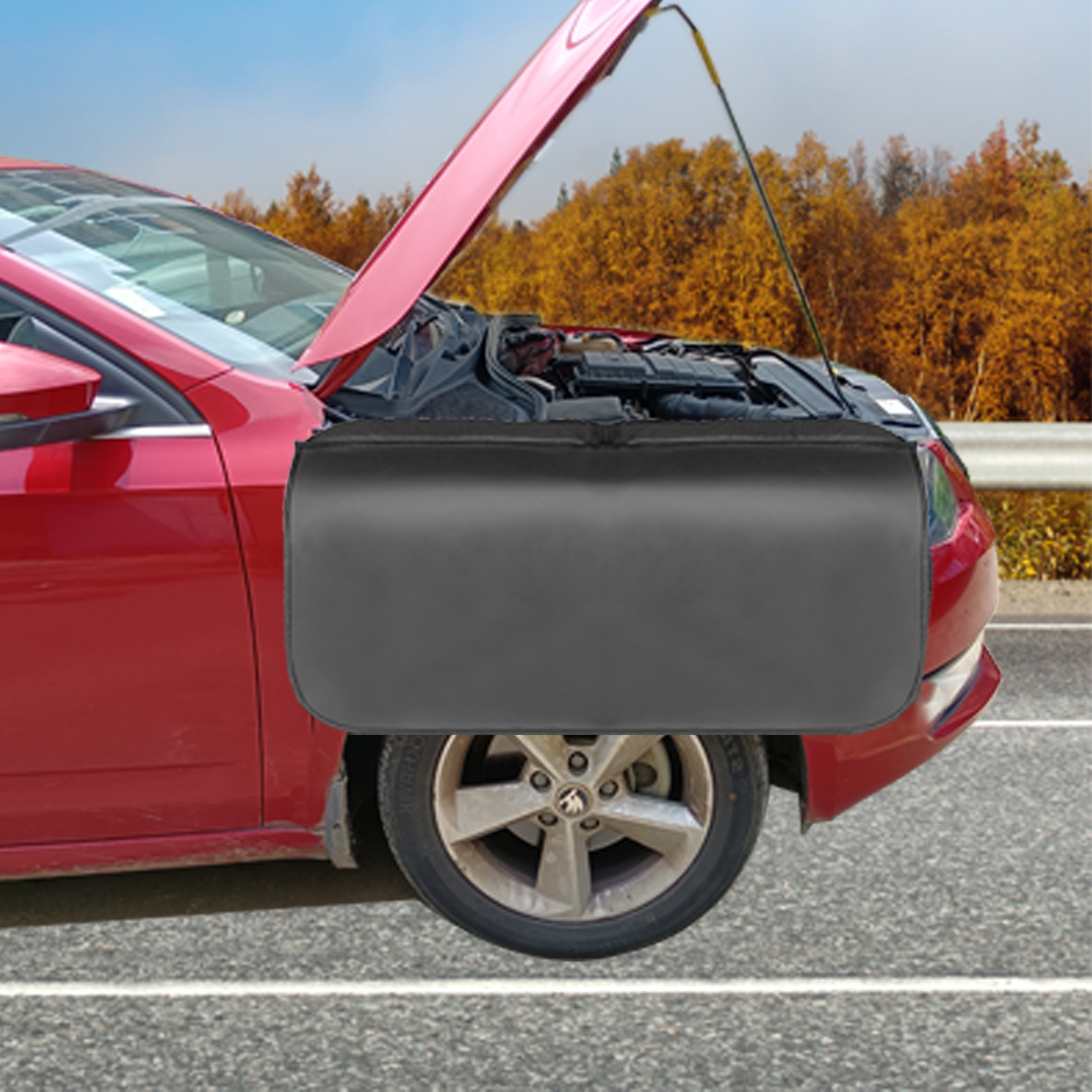 Fender cover with sand bag
