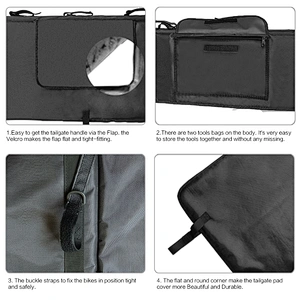 Tailgate bike pads