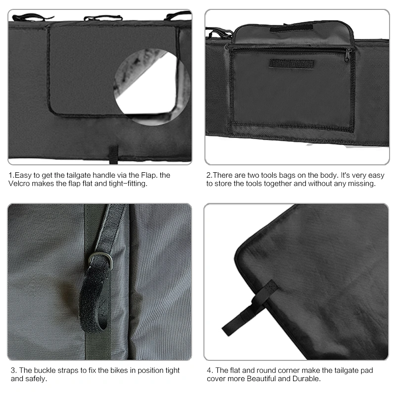 Tailgate bike pads