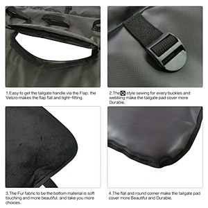 Tailgate bike pads