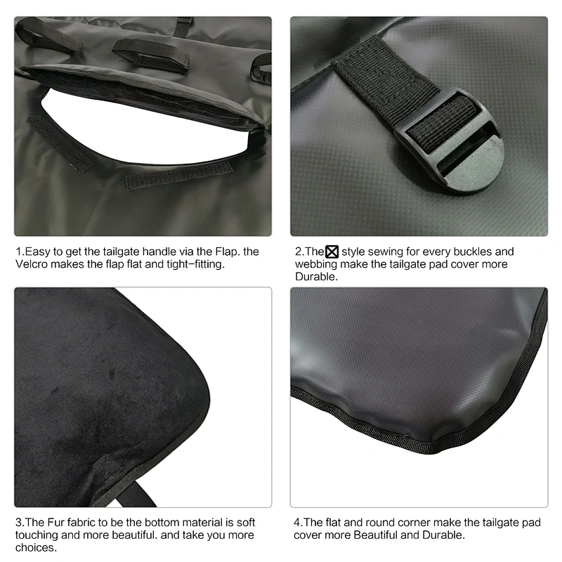 Tailgate bike pads
